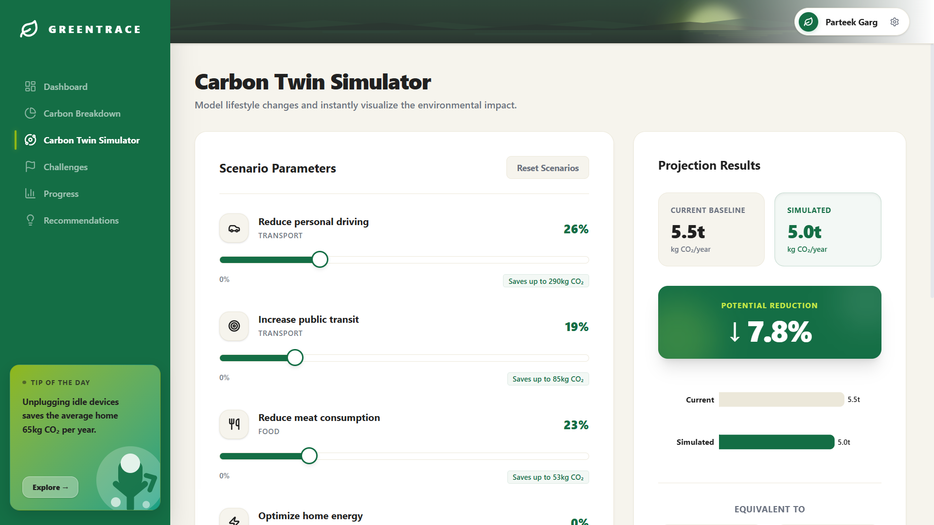 GreenTrace screenshot 4