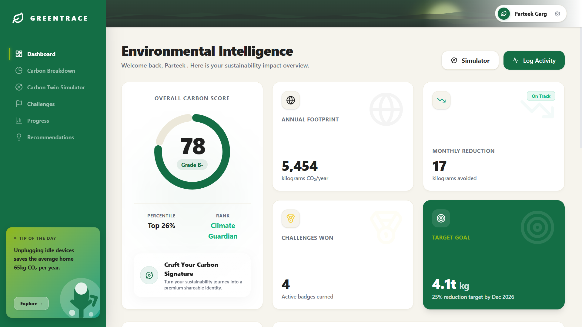 GreenTrace screenshot 3